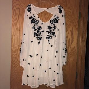 Free People Cream Sweet Tennessee Dress